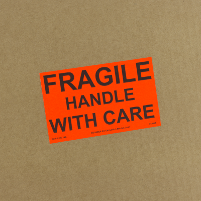 Fragile Handle with Care Labels - Butt Cut - 18115 - 3x5 Fragile Handle With Care.png